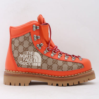GUCCI x The North Face GG Pattern Boots Beige Size 25.5cm