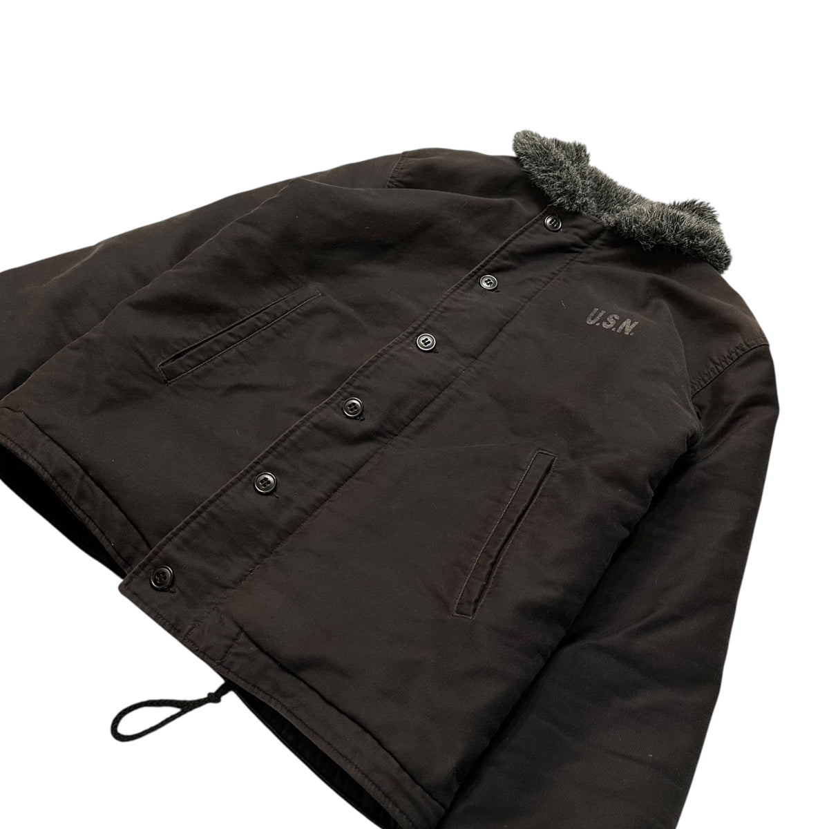 NAVY DEPARTMENT U.S.N. N-1 Deck Jacket Black Size M