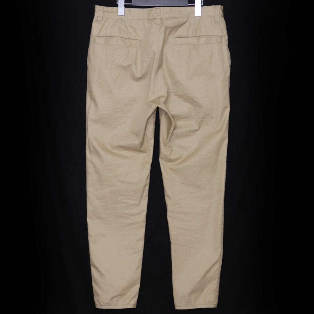 PORTER CLASSIC 22SS Gabardine Slim Pants Beige Size M