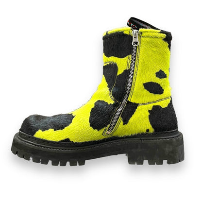 Camper EKI CrazyCow Green-Negro Boots Size EU41