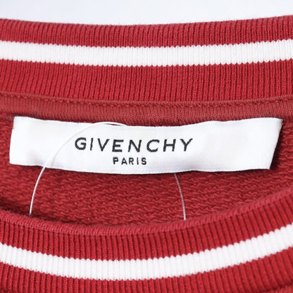 GIVENCHY 19SS 4G Emblem Embroidered Sweatshirt Red Size XS