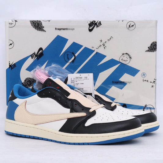 FRAGMENT AIR JORDAN 1 Low OG Sneakers Blue Size 29cm