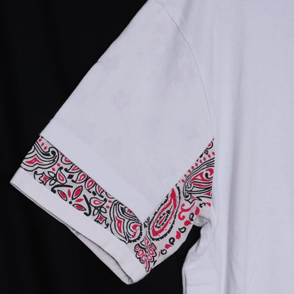 Sacai 22SS Bandana Print T-Shirt White Size 2