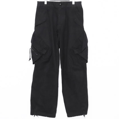 NVRFRGT 24AW 3D Twisted Cargo Pants Black Size 2