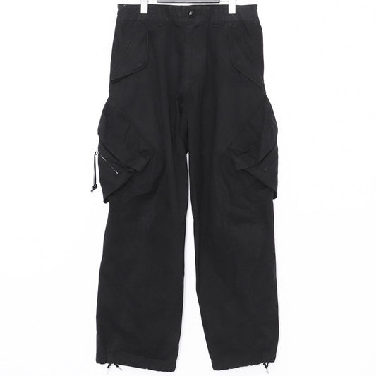 NVRFRGT 24AW 3D Twisted Cargo Pants Black Size 2