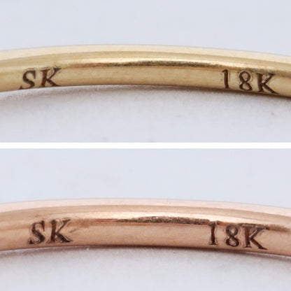 SPINELLI KILCOLLIN 18KYG 18KRG Gold Ring Size ONE SIZE