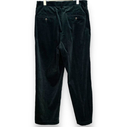 WACKO MARIA 24SS Green Corduroy Pleated Casual Pants Size L