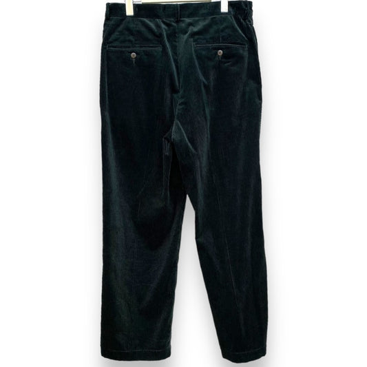 WACKO MARIA 24SS Green Corduroy Pleated Casual Pants Size L