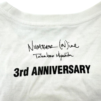NUMBER (N)INE NY 3rd Anniversary T-Shirt White Size 3