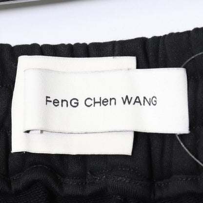 FENG CHEN WANG Striped Pocket Sweat Pants Black Size XS