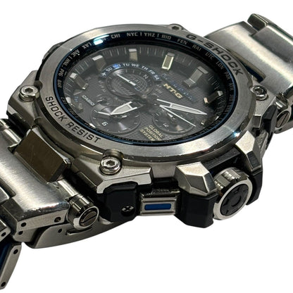 CASIO G-SHOCK MT-G Solar Radio Analog Watch Silver
