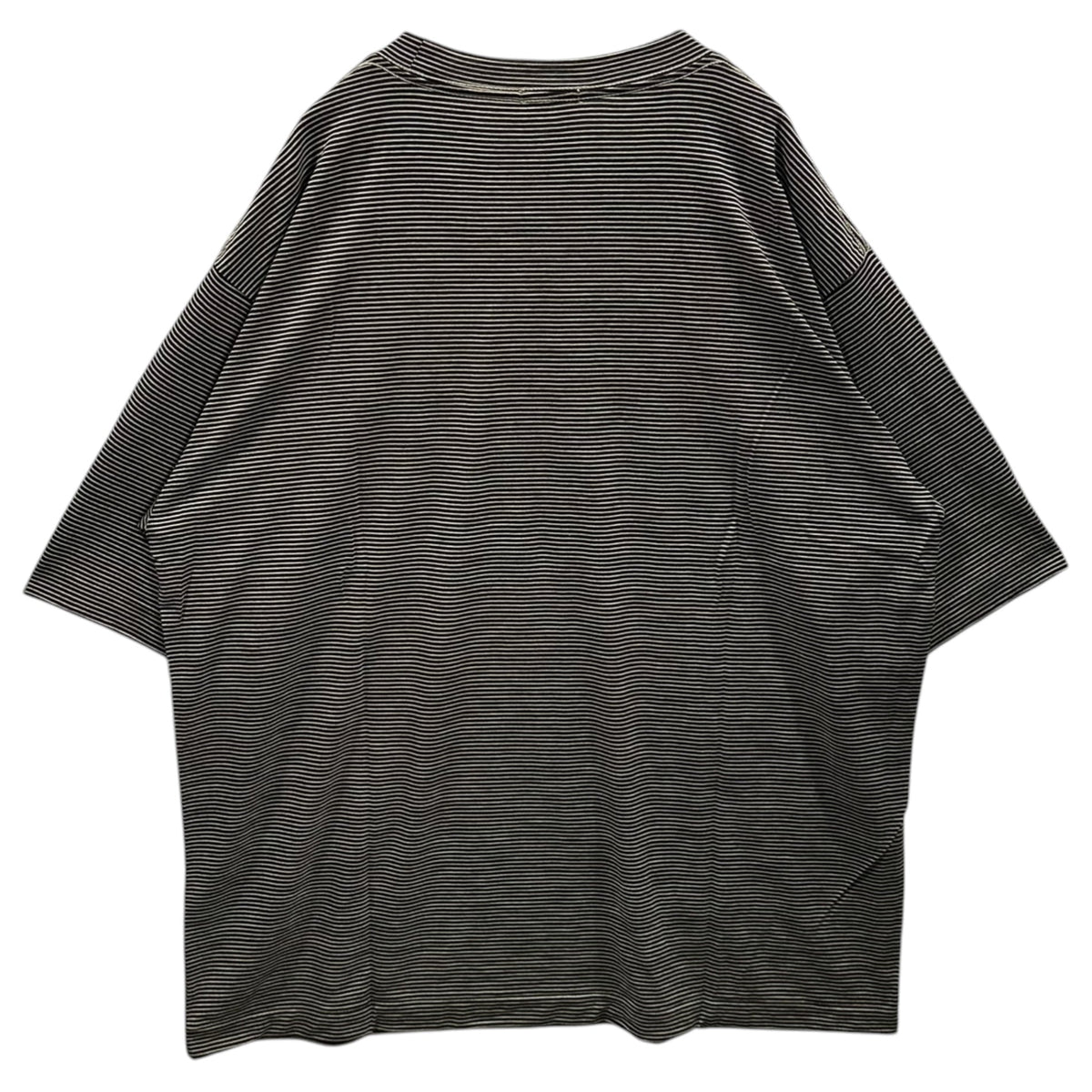 COMOLI 24SS Summer Wool Striped T-Shirt Size 2