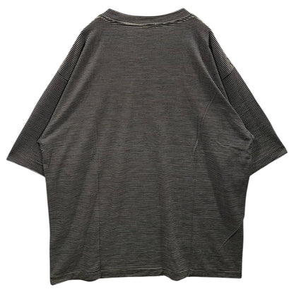 COMOLI 24SS Summer Wool Striped T-Shirt Size 2