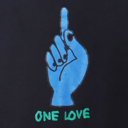Sacai GONZ ONE LOVE Hoodie Black Size 3