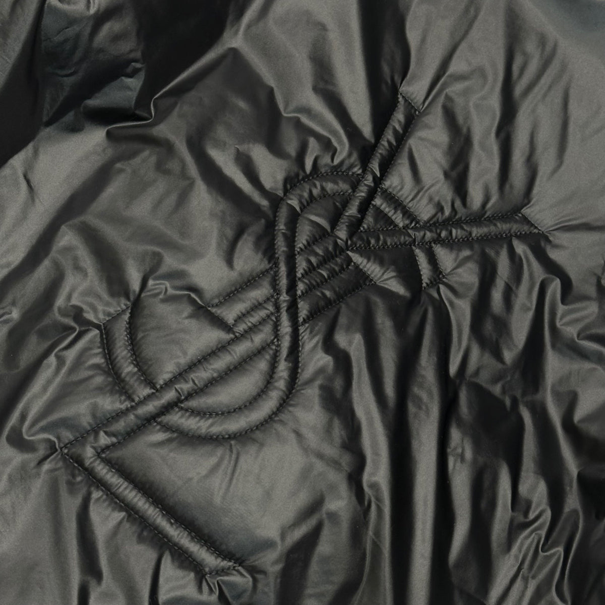 Saint Laurent 23AW Cassandra Logo Jacket Black Size 50