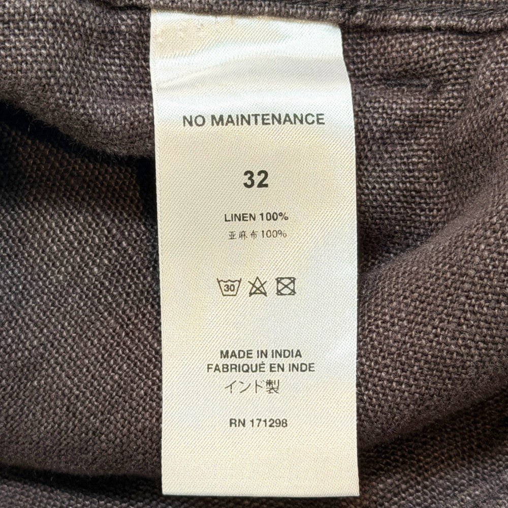 NO MAINTENANCE Baggy Carpenter Linen Pants Brown Size 32