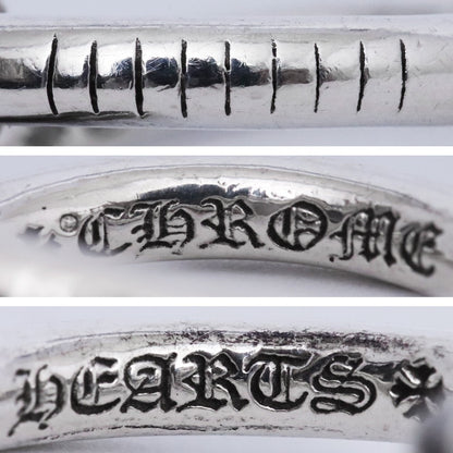 CHROME HEARTS NAIL CROSS BALL RING Silver Ring Size ONE SIZE