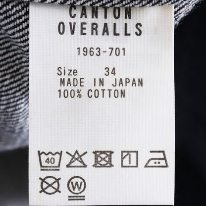 CANTON 1st One Wash Denim Jacket Indigo Size 34