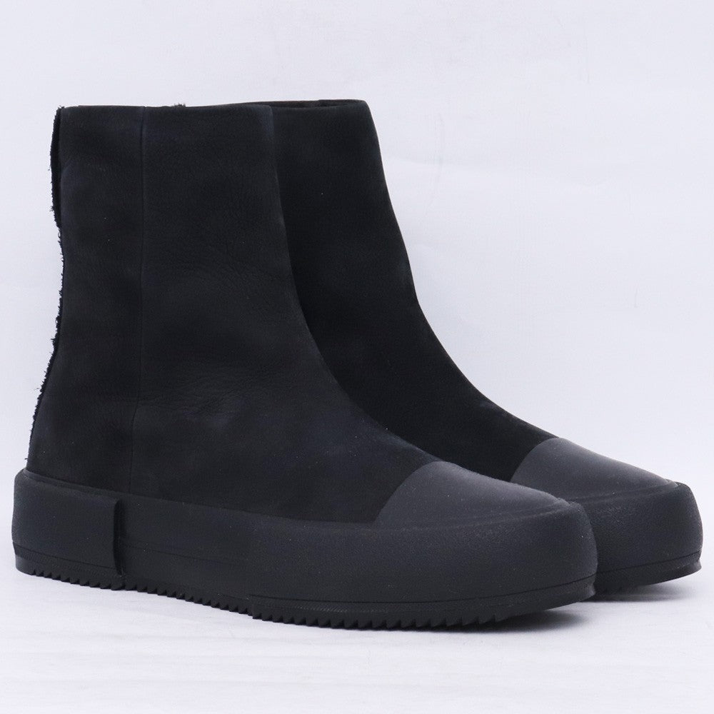 DEVOA 25AW Cow Nubuck Leather Sneakers Black Size EU 42