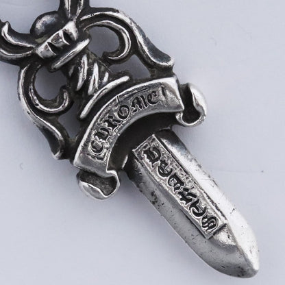 CHROME HEARTS #10 Old Dagger Necklace Silver Size #10
