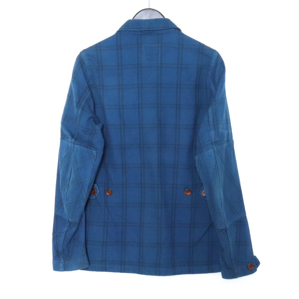 VISVIM Kilgore Military Check Jacket Blue Size 1