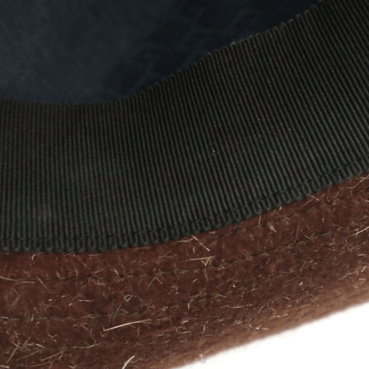 GUCCI Made in Italy Wool Hat Brown Size XL