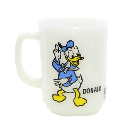USA Fire-King 60s 70s Donald Duck Mug White