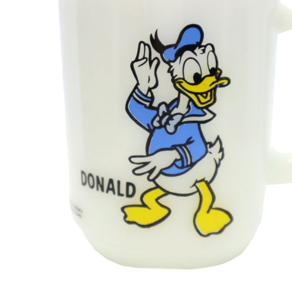 USA Fire-King 60s 70s Donald Duck Mug White