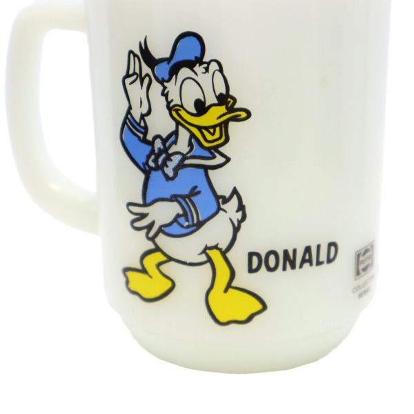 USA Fire-King 60s 70s Donald Duck Mug White