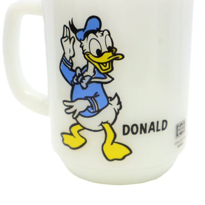 USA Fire-King 60s 70s Donald Duck Mug White