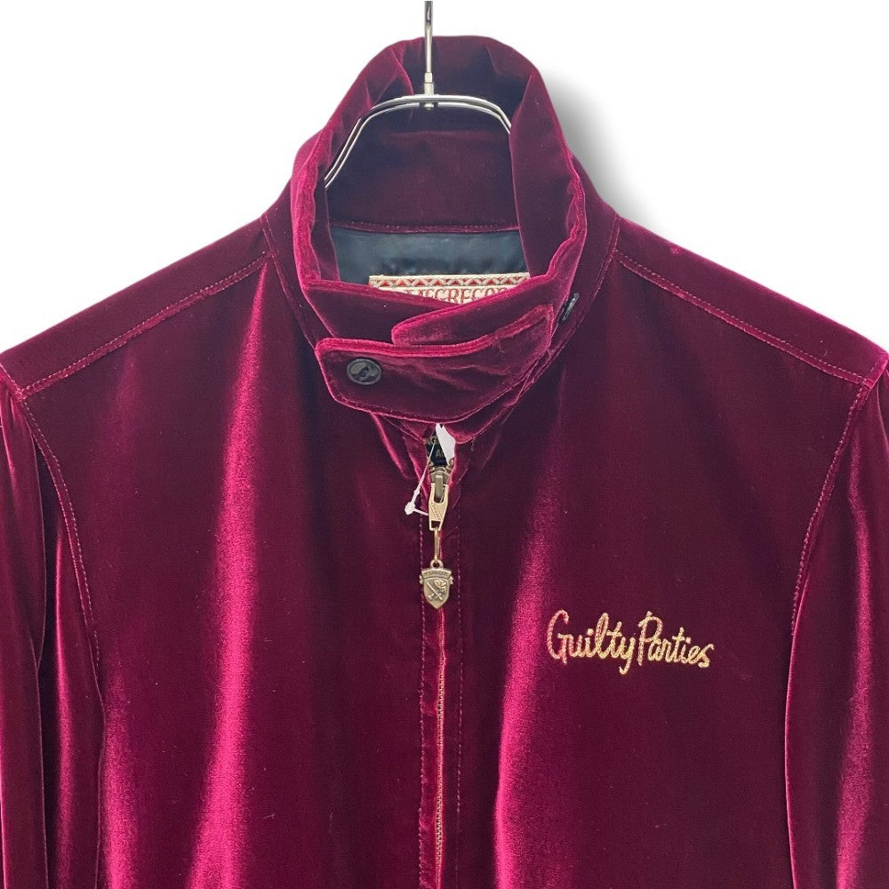WACKO MARIA x MCGREGOR Velvet Drizzler Jacket Red Size S