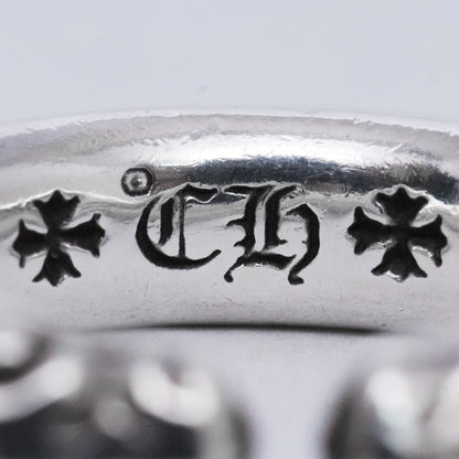 CHROME HEARTS Silver Double Dog Ring Size ONE SIZE