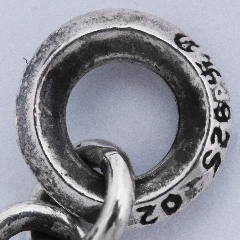 CHROME HEARTS Roly Cross Silver Charm Size F