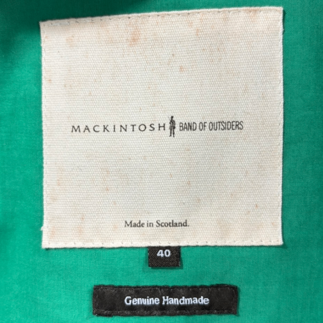 MACKINTOSH x BAND OF OUTSIDERS Coat Black Size 40