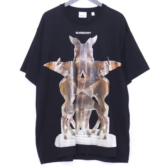 BURBERRY Elthorne Oversize T-Shirt Black Size XL