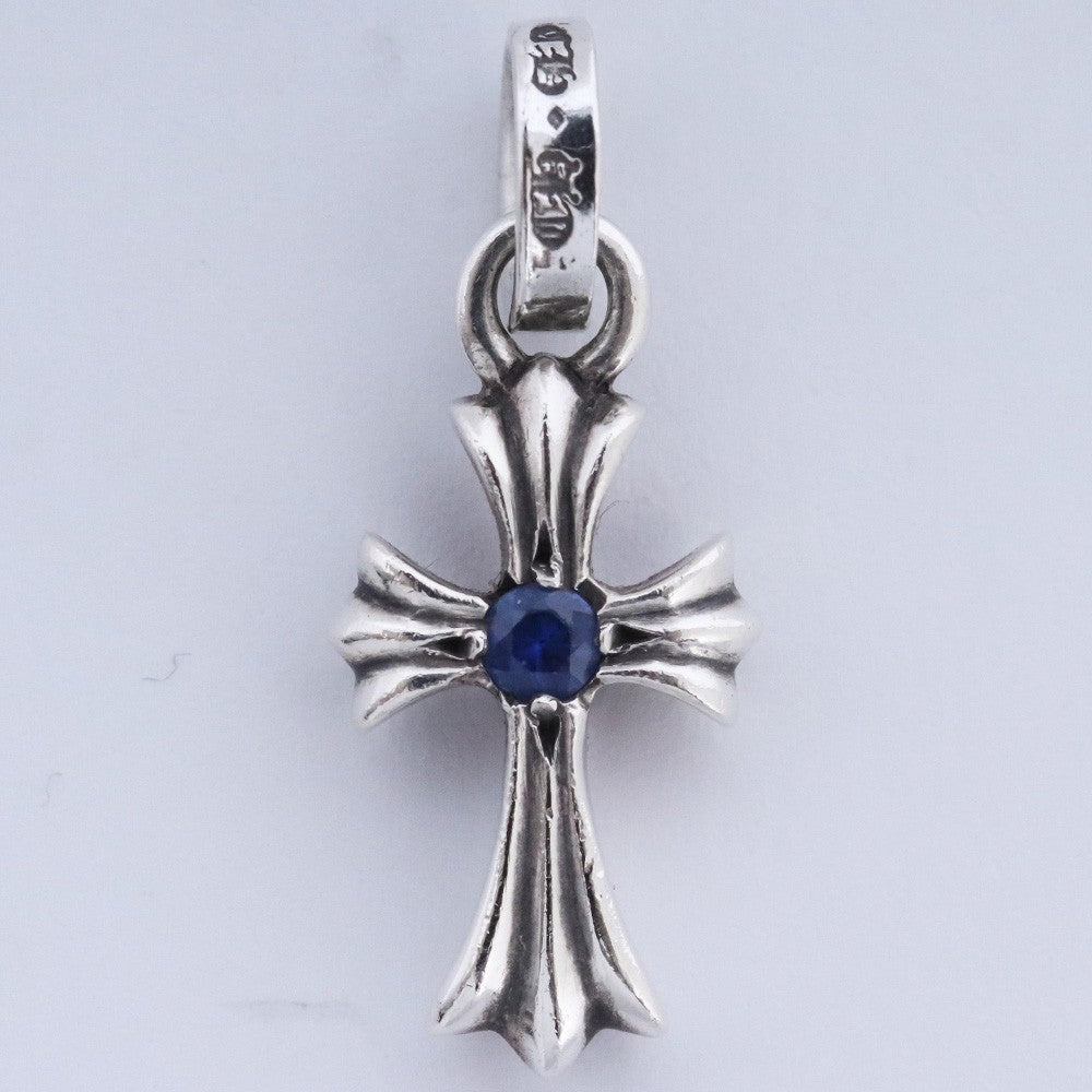 Chrome Hearts CH Cross Babyfat 2P Charm Silver Size F