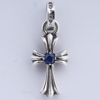 Chrome Hearts CH Cross Babyfat 2P Charm Silver Size F