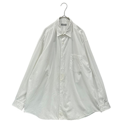 COMME des GARCONS HOMME 90s Geometric Shirt White Size FREE