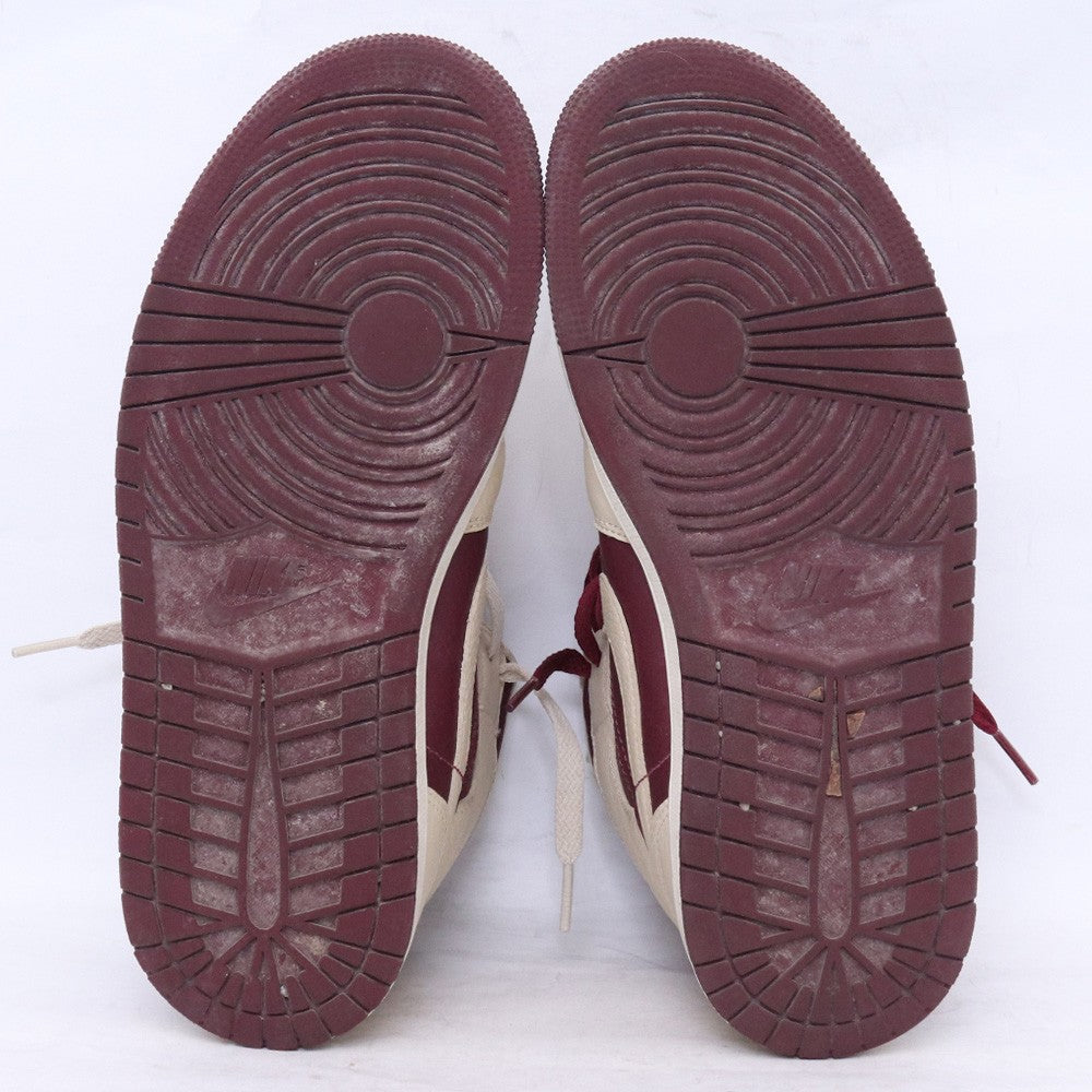 NIKE Air Jordan 1 Mid Split Cherrywood Sneakers Size 26.5cm