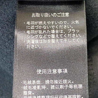 SNOW PEAK × WIND AND SEA 24AW Double Pullover Black Size XL