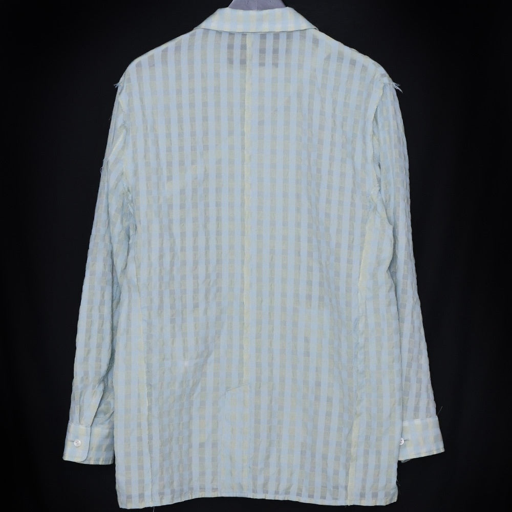 TOZAOU 25SS Cook Lining Long Sleeve Shirt Blue Size M