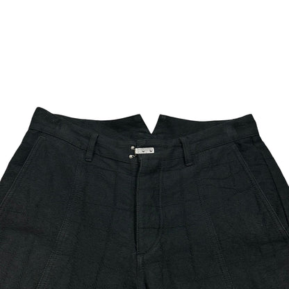 SADDAM TEISSY Jacquard Tapered Cropped Pants Size 1