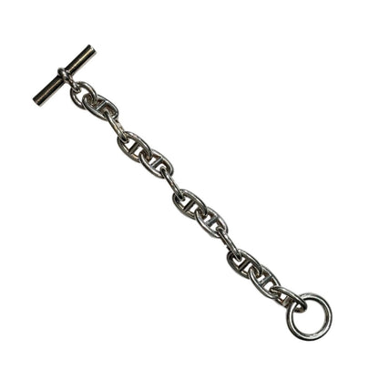 HERMES Chaine d’Ancre TGM 11 Link Bracelet Silver