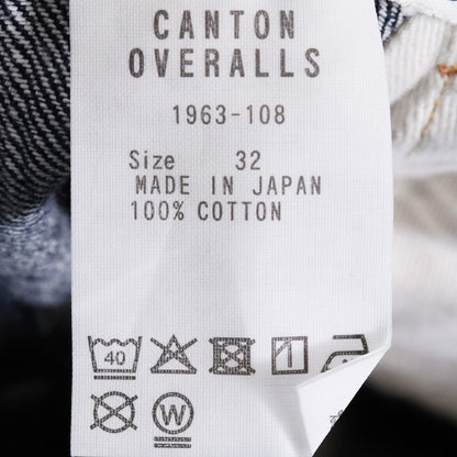 CANTON OVERALLS Basic Work Denim Indigo Jeans Size 32