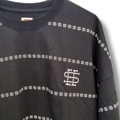 SEE SEE SUPER BIG S LOGO BO DS T-Shirt Black Size XL