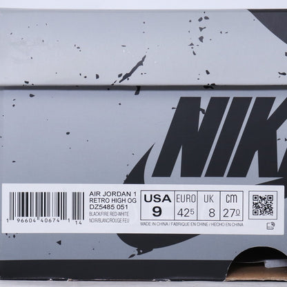 NIKE AIR JORDAN 1 Retro High OG Grey Sneakers Size 27cm