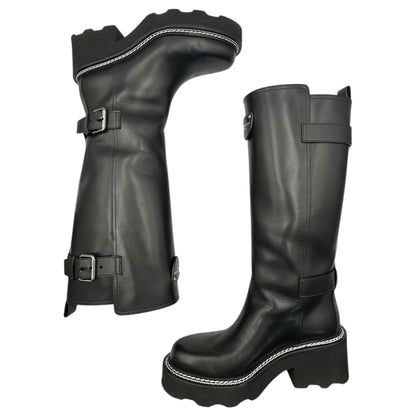 LOUIS VUITTON 24AW Beaubourg High Calf Boots Multi Size 36