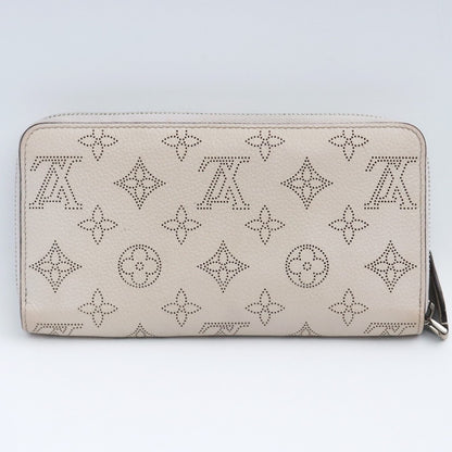 LOUIS VUITTON Monogram Mahina Zippy Wallet White Size F