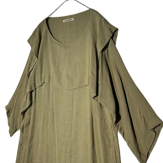ISSEY MIYAKE 70s Vintage Layered Crewneck Dress Size FREE