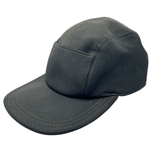 PRADA 00's Logo Front Pocket Jet Cap Black Size L